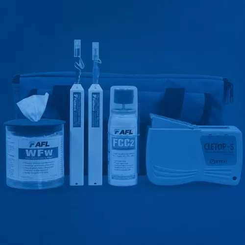 Kits de limpieza y preparación de fibra óptica